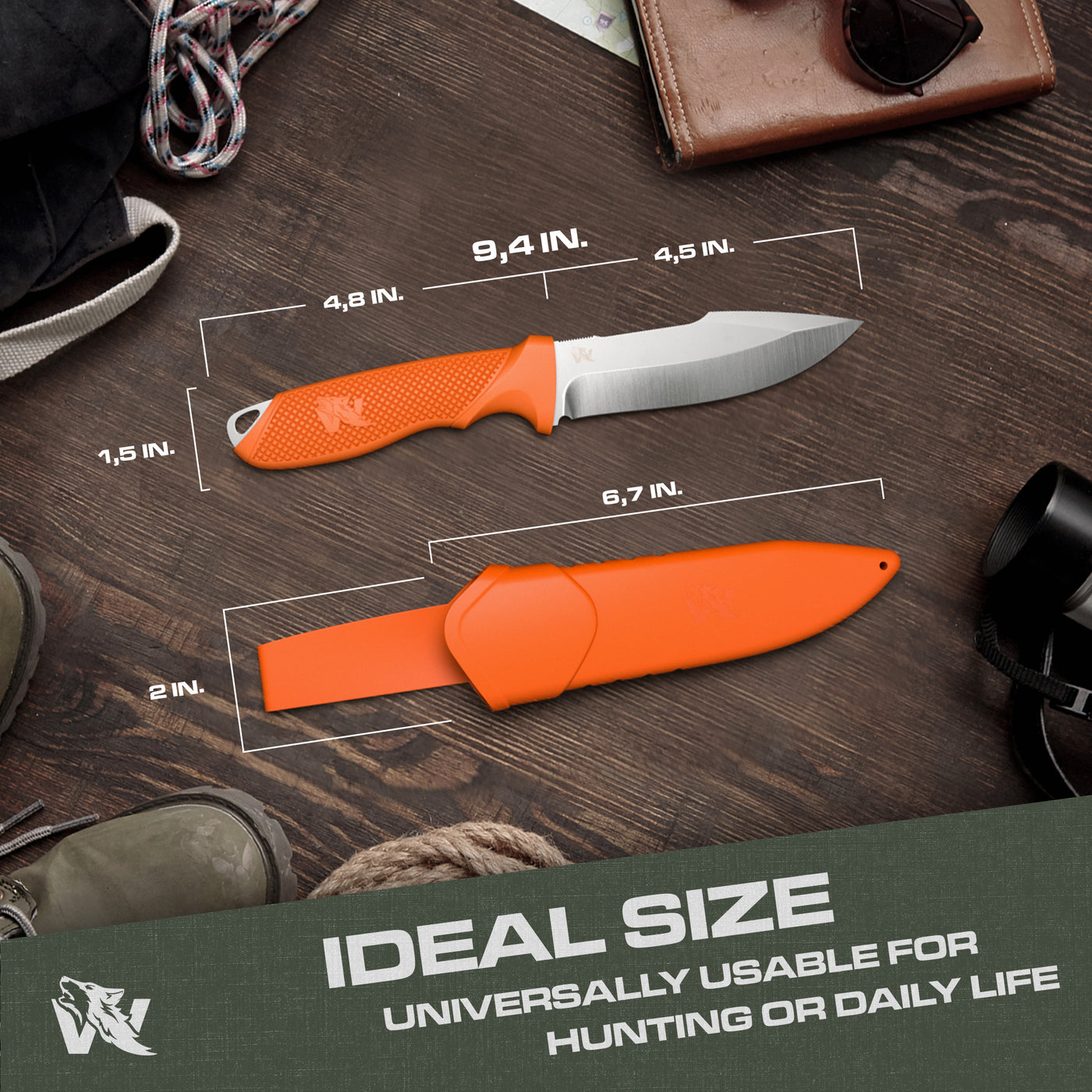 Hunter outdoor knife