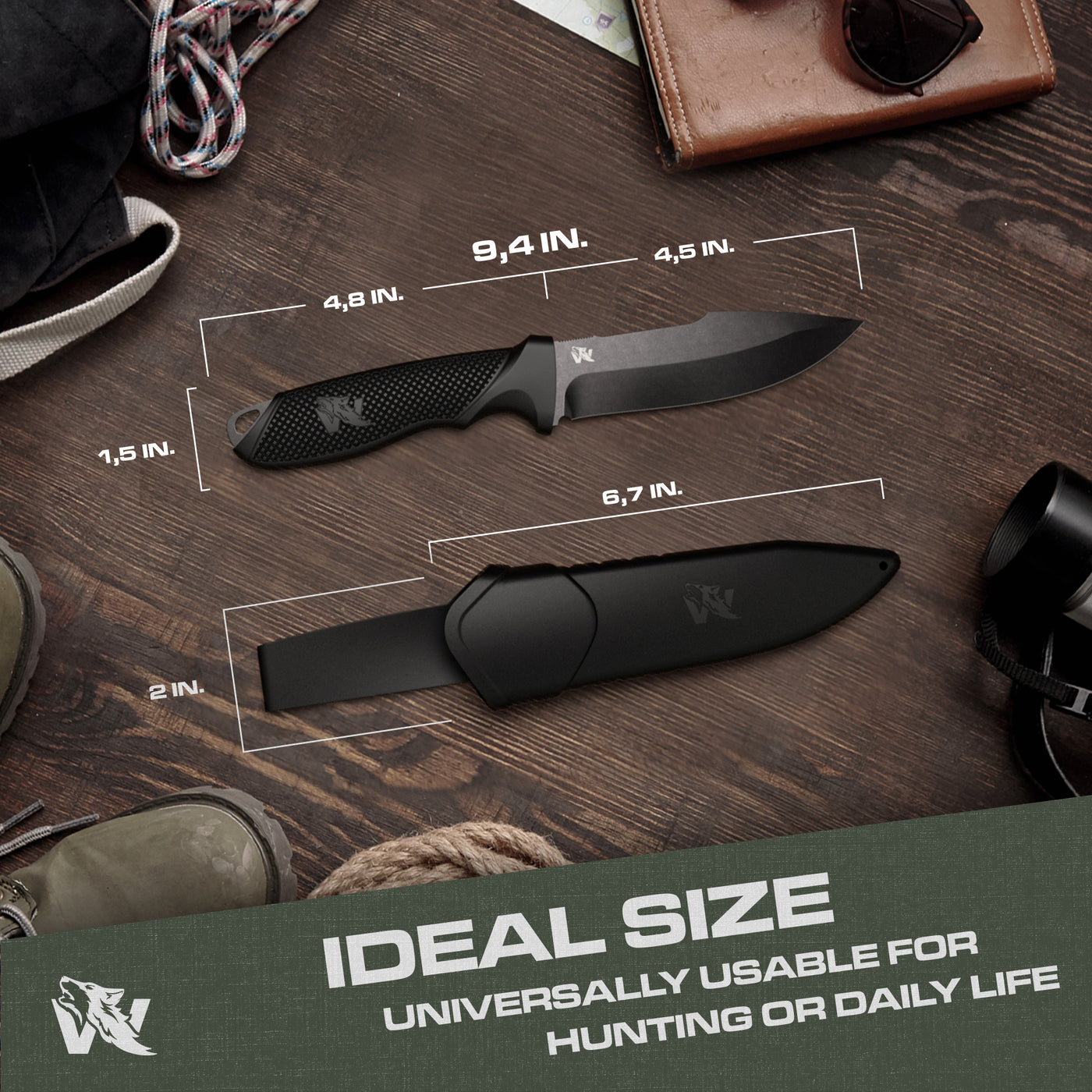 Hunter outdoor knife
